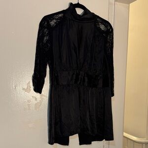 Moda International Elegant Black Lace Dress